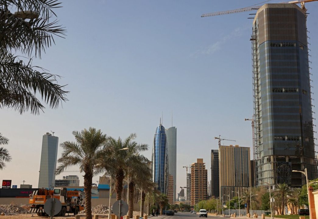 Riyadh skyline with high-rise buildings under construction